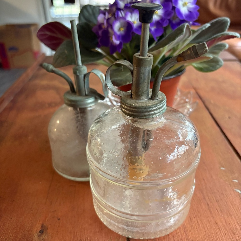 Vintage Glass Plant Misters